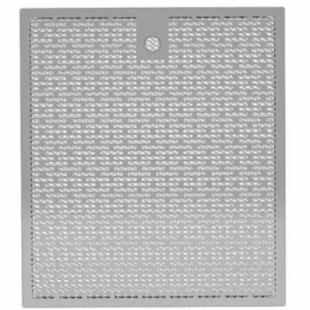 ALMO D4 Type Aluminum Grease Micro Mesh Filter with Decorative Circle Plate - 1.5inH x 0.3inW x 1.4inL HPFA3B36